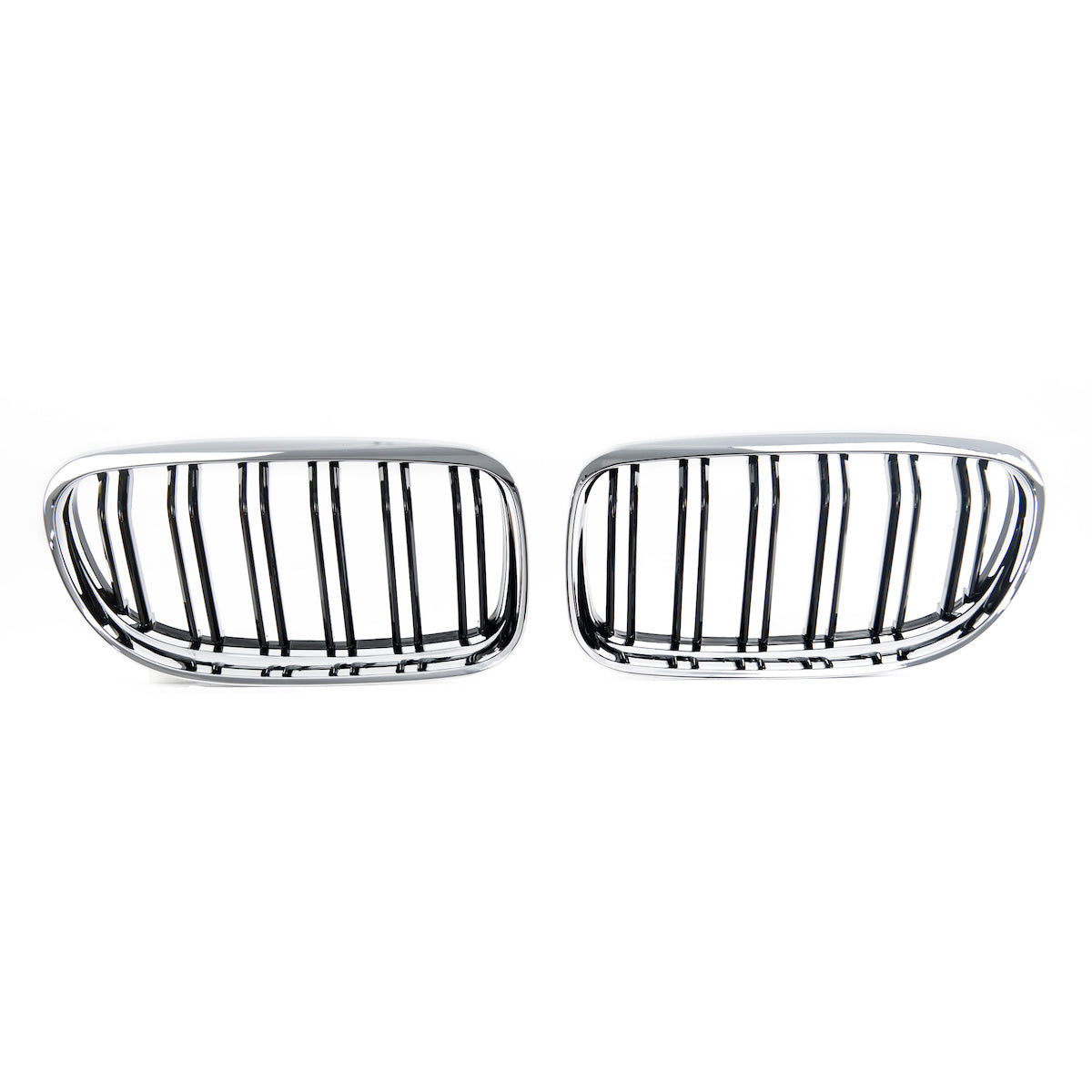 Dual Line Chrome & Black Grille passend für BMW 3 Series E90 E91 2008-2011 – Bild 2