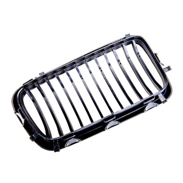 Sportgrill Kühlergrill Single passend für BMW 7er E38 94-01 Hochglanz schwarz