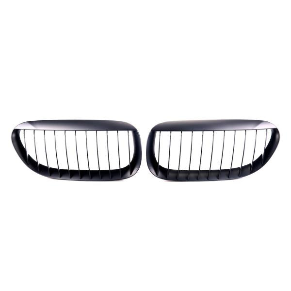 Sportgrill Kühlergrill Single passend für BMW 6er E63 / E64 03-10 Matt