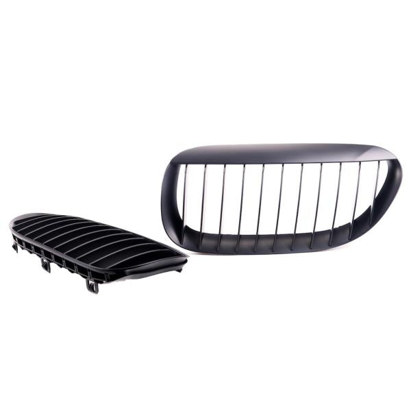 Sportgrill Kühlergrill Single passend für BMW 6er E63 / E64 03-10 Matt