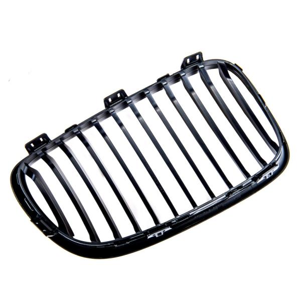Sportgrill Kühlergrill passend für BMW 1er E81 E82 E87 E88 07-12 Hochglanz schwarz