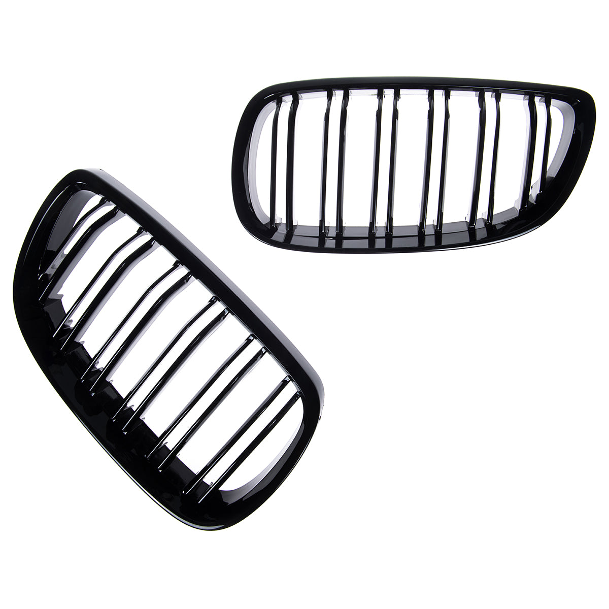 Front Grille Gloss Black Dual Line passend für BMW 3 E92 E93 2005-2010 – Bild 3