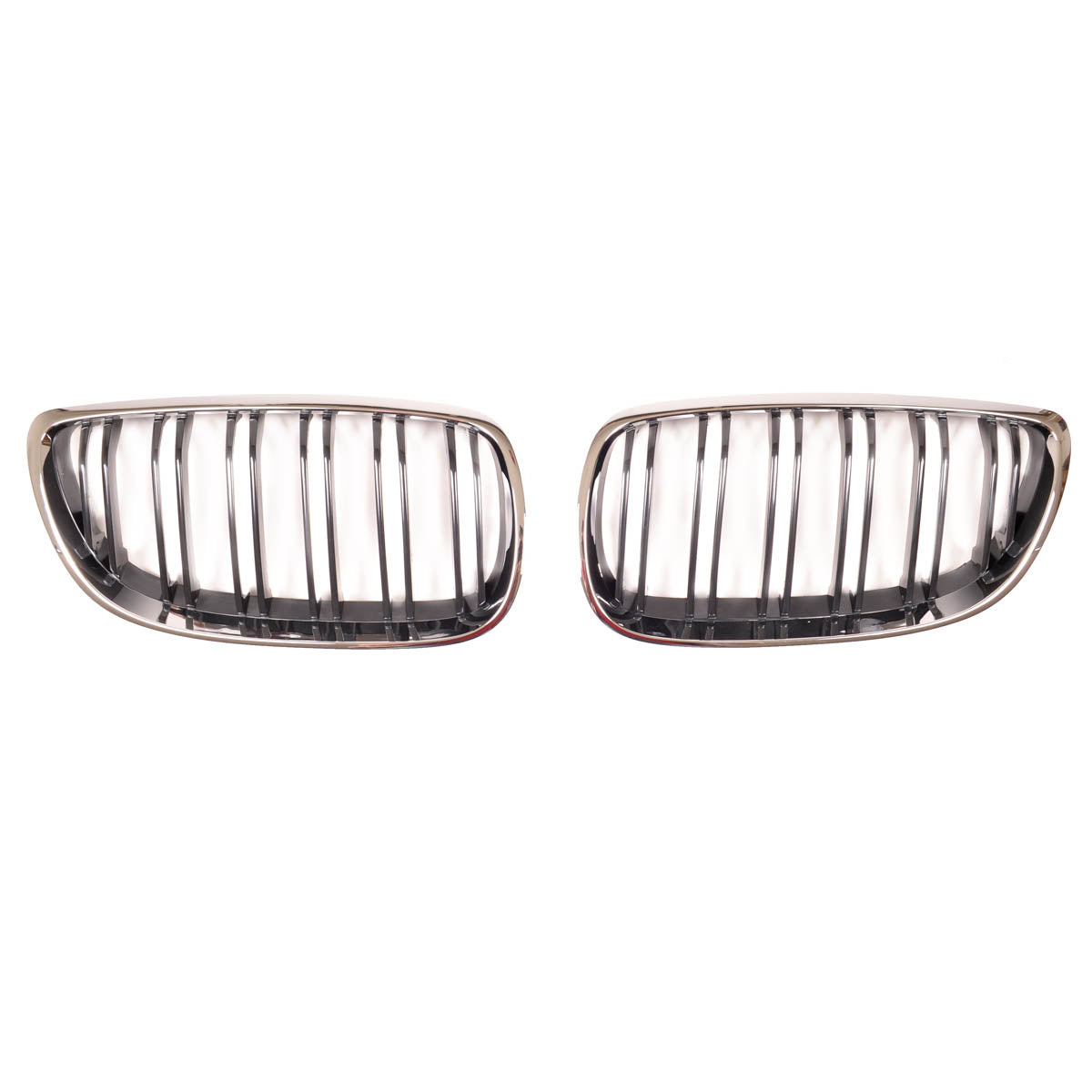 Dual Line Chrome & Black Grille passend für BMW 3 Series E92 E93 2005-2010 – Bild 2
