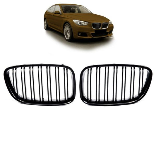Sportgrill Kühlergrill passend für BMW 5er Gran Turismo F07 13-17 schwarz/Matt