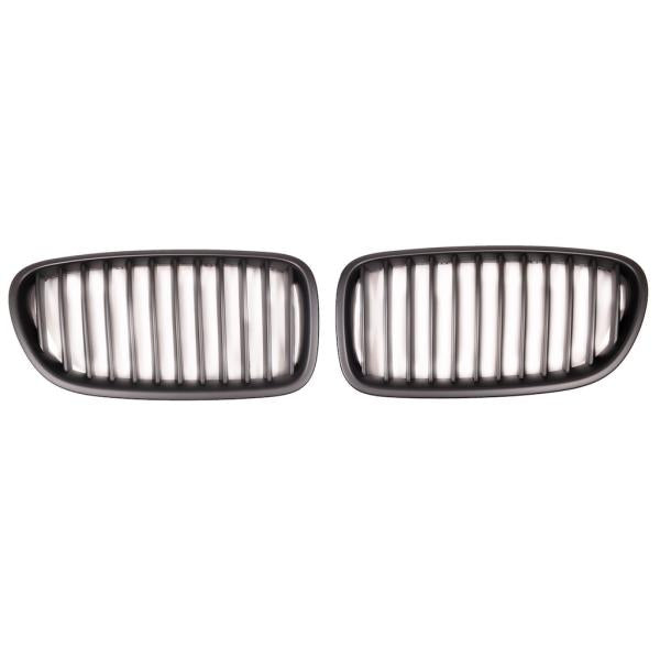 Sportgrill Kühlergrill Single passend für BMW 5er F10 / F11 10-18 schwarz/Matt