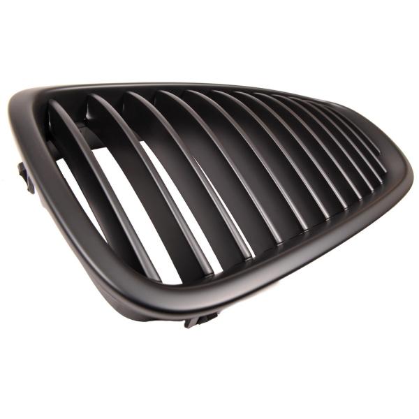 Sportgrill Kühlergrill Single passend für BMW 5er F10 / F11 10-18 schwarz/Matt