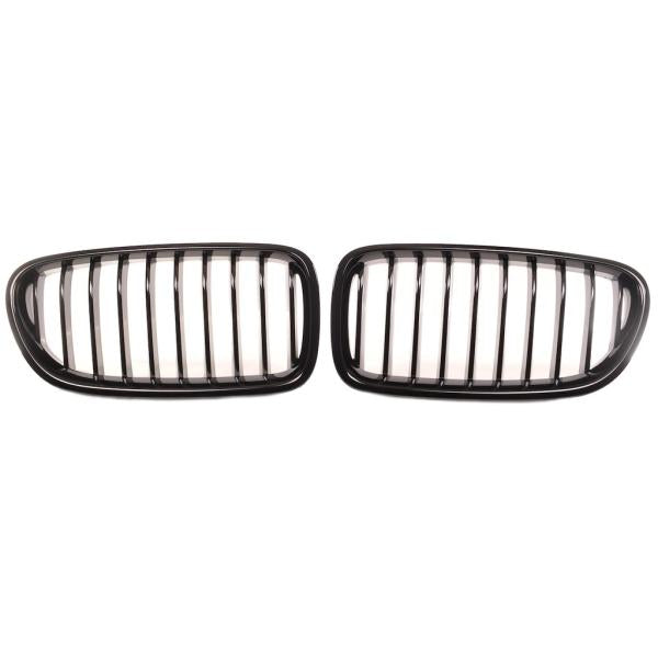 Sportgrill Kühlergrill passend für BMW 5er F10 / F11 09-16 Hochglanz schwarz