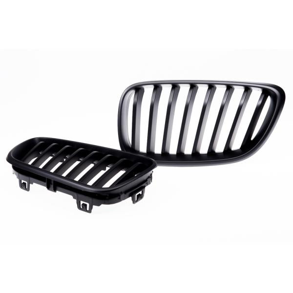 Sportgrill Kühlergrill Single passend für BMW 2er F22 / F23 13-21 schwarz/Matt