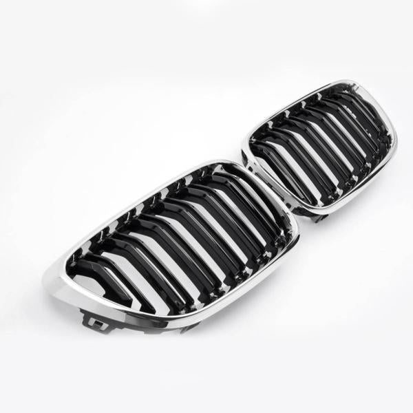 Sportgrill Kühlergrill passend für BMW 2er F22 / F23 13-21 schwarz/chrom