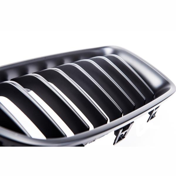 Kühlergrill Sport-Performance komplett Schwarz Matt passt passend für BMW F30 F31