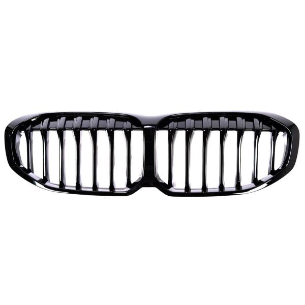 Sportgrill Kühlergrill Single Line passend für BMW 1er F40 ab 2019 Hochglanz schwarz