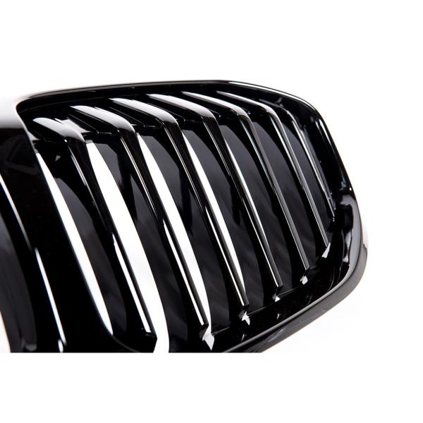 Sportgrill Kühlergrill Single Line passend für BMW 1er F40 ab 2019 Hochglanz schwarz