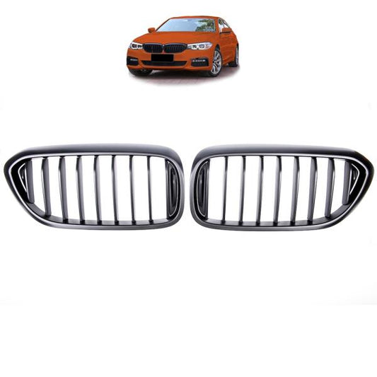 Sportgrill Kühlergrill kompatibel mit passend für BMW 5er G30 / G31 17-20 Matt schwarz