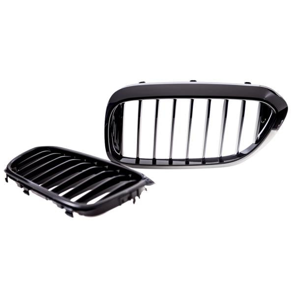 Kühlergrill  Doppelsteg hochglanz Schwarz passt passend für BMW 5er G30 G31 2016-2020