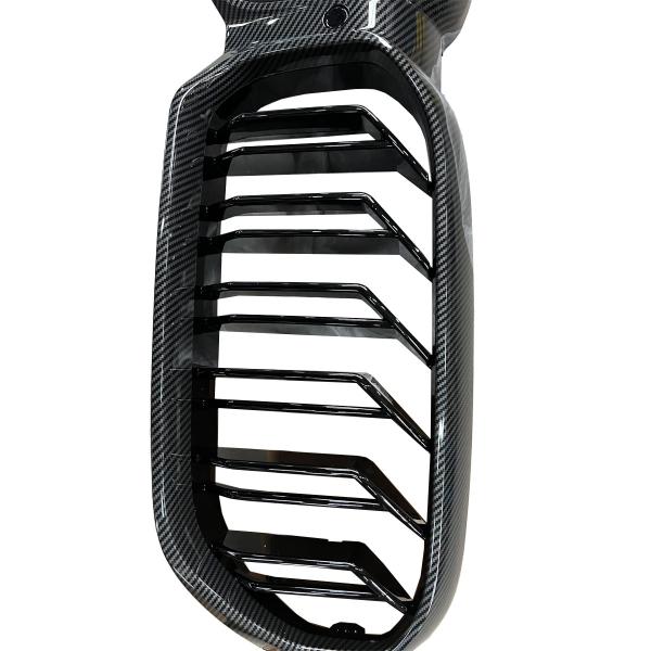 Sportgrill Kühlergrill kompatibel mit passend für BMW 5er G30 / G31 20- Carbon Look
