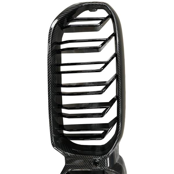 Sportgrill Kühlergrill kompatibel mit passend für BMW 5er G30 / G31 20- Carbon Look