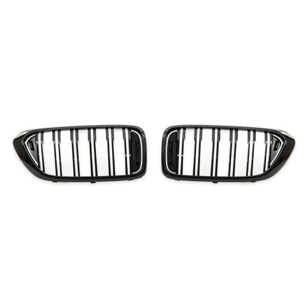 Sportgrill Kühlergrill kompatibel mit passend für BMW 6er Gran Turismo G32  17-20 glanz schwarz