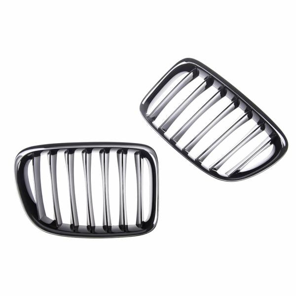 Sportgrill Kühlergrill kompatibel mit passend für BMW X1 E84 09-15 glanz schwarz