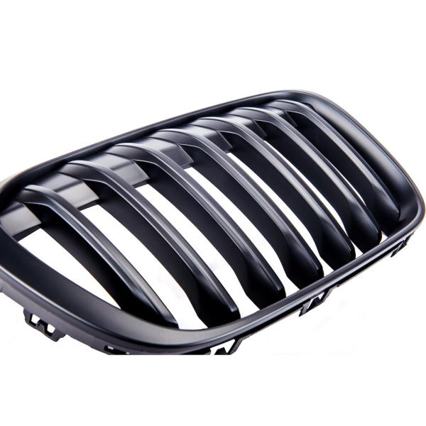 Jeu de calandres Performance noir mat compatible avec BMW X1 F48 14-19