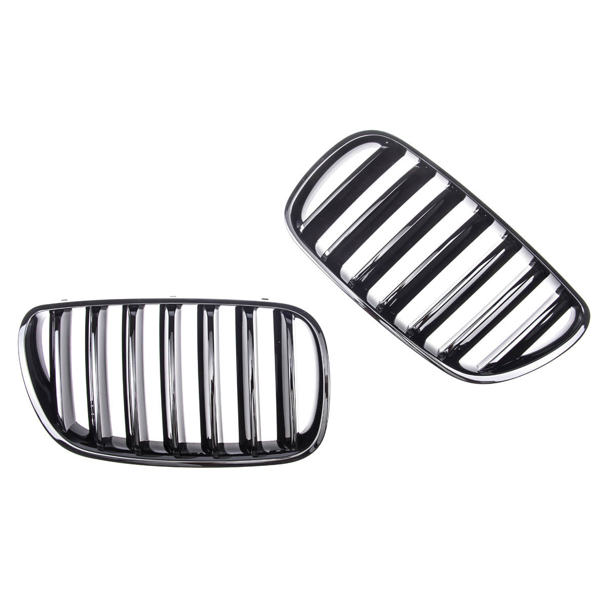 Front Grille Single Line Gloss Black passend für BMW X3 E83 2006-2010 – Bild 3