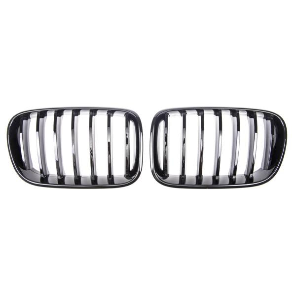 Kühlergrill / Sportgrill Schwarz glanz passend für BMW X3 F25 10-14