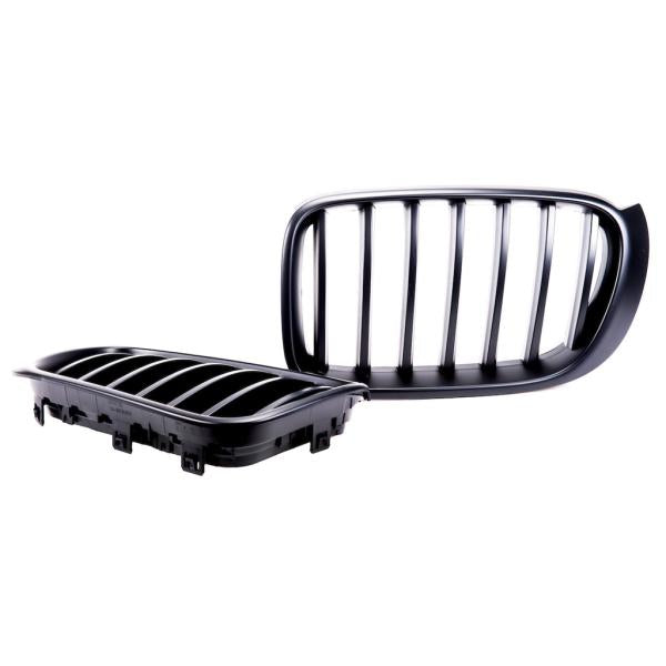 Sport Performance Kühlergrill Schwarz Matt passend für BMW X3 F25 X4 F26 2014