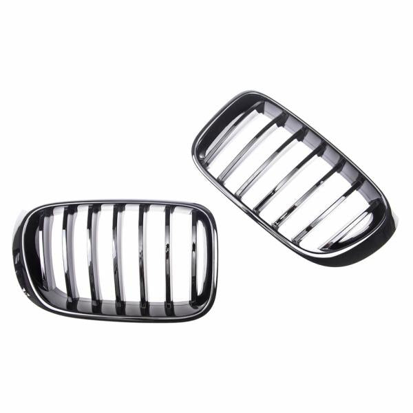 Kühlergrill / Sportgrill Single schwarz glanz passend für BMW X3 F25 X4 F26 14-17