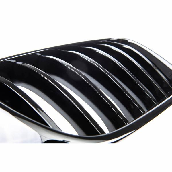 Kühlergrill / Sportgrill Single schwarz glanz passend für BMW X3 F25 X4 F26 14-17