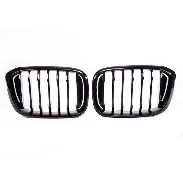 Sportgrill Kühlergrill passend für BMW X3 G01 17-21 Hochglanz schwarz