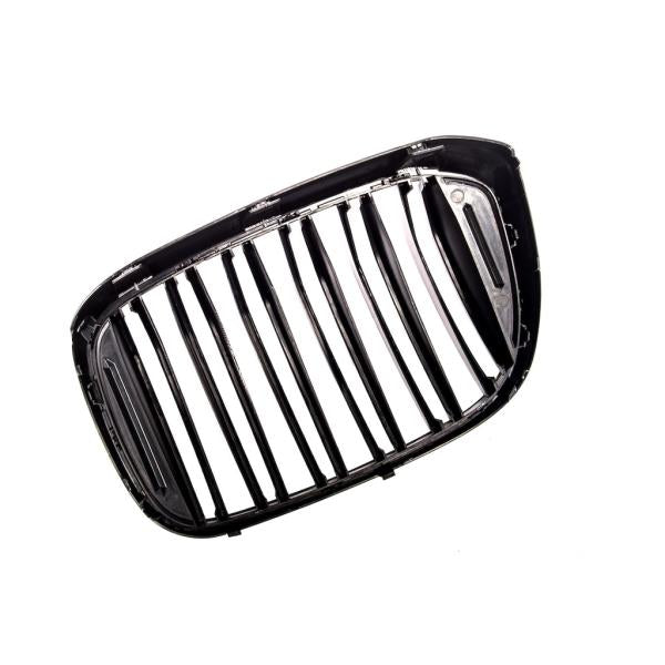 adapté pour BMW X3 X4 G01 G02 CALANDRE DOUBLE LAME NOIR BRILLANT
