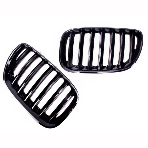 Kühlergrill / Sportgrill Single schwarz glanz passend für BMW X5 E53 03-06
