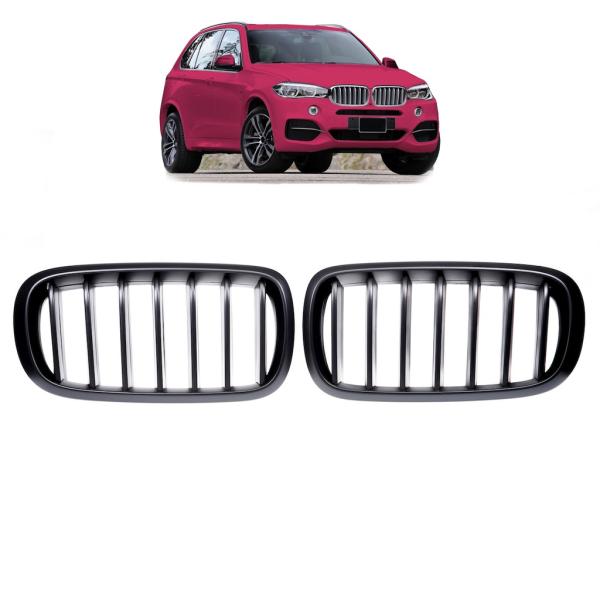 Kühlergrill / Sportgrill Single schwarz Matt passend für BMW X5 F15 X6 F16 13-18