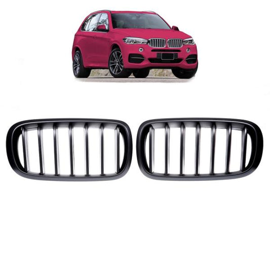 Kühlergrill / Sportgrill Single schwarz Matt passend für BMW X5 F15 X6 F16 13-18