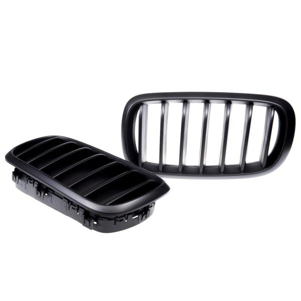 Kühlergrill / Sportgrill Single schwarz Matt passend für BMW X5 F15 X6 F16 13-18