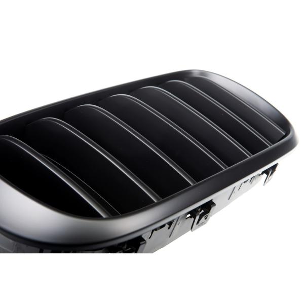 Kühlergrill / Sportgrill Single schwarz Matt passend für BMW X5 F15 X6 F16 13-18
