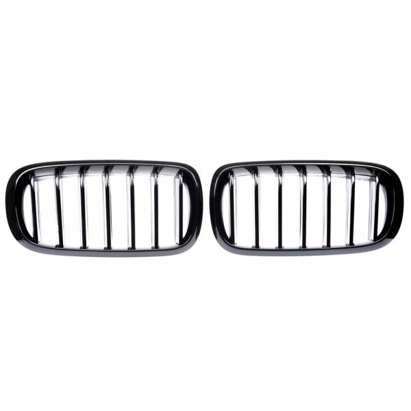 Kühlergrill / Sportgrill schwarz glanz passend für BMW X5 F15 F85 X6 F16 F86