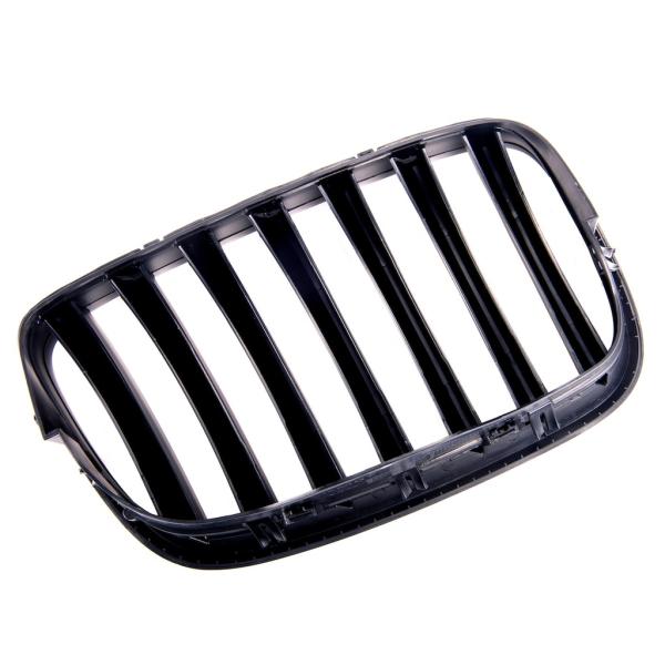 Kühlergrill / Sportgrill schwarz matt passend für BMW X5 X6 E70 E71 E72 08-14