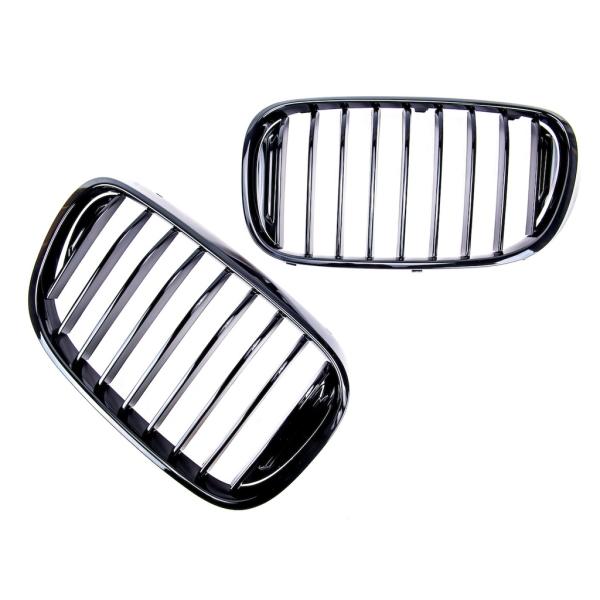 Sportgrill Kühlergrill passend für BMW 7er G11 / G12 15-19 Hochglanz schwarz/glanz