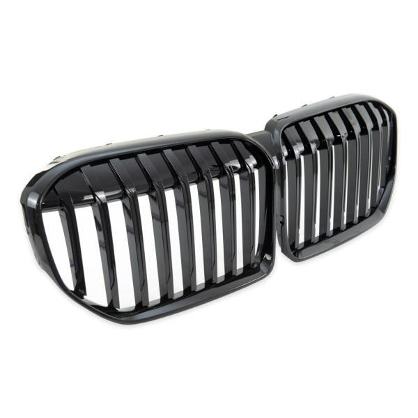 KÜHLERGRILL GRILL FRONTGRILL PASST passend für BMW 7ER G11 G12 LCI AB 19 SCHWARZ GLANZ