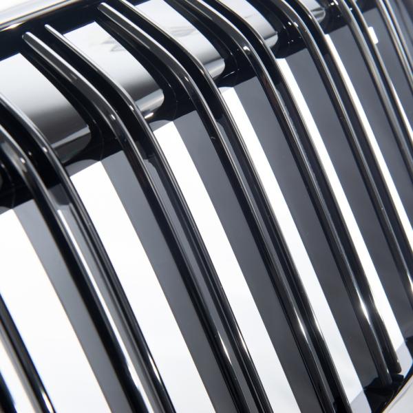 KÜHLERGRILL DOPPELSTEG GRILL PASST passend für BMW 7ER G11 G12 LCI AB 19 SCHWARZ GLANZ