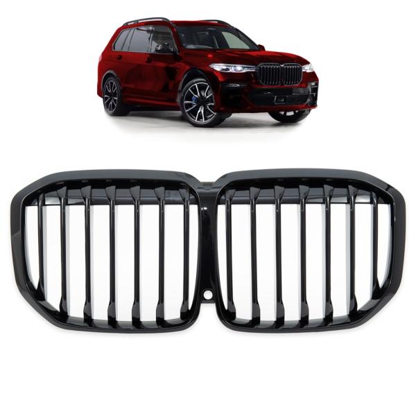 Sport Kühlergrill schwarz hochglanz auch Kamera passt passend für BMW X7 G07