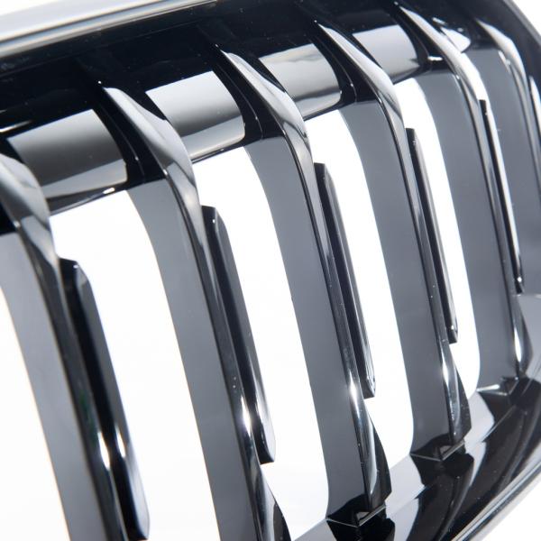 Set Sport Kühlergrill schwarz Glanz passt passend für BMW 2er F44 Grand Coupe
