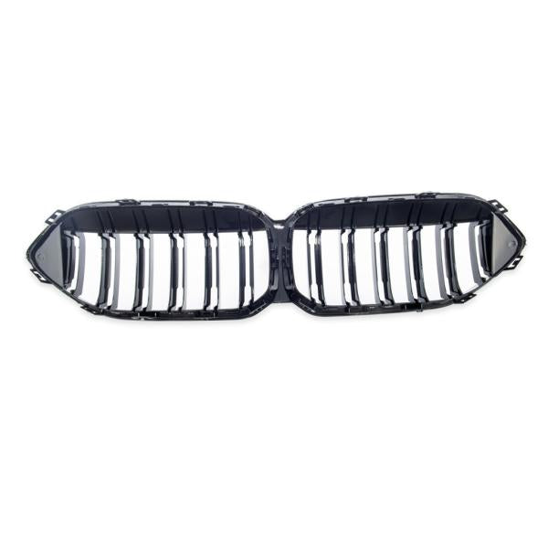 Set Sport Doppelsteg Kühlergrill schwarz Glanz passt passend für BMW 2er F44 Grand Coupe