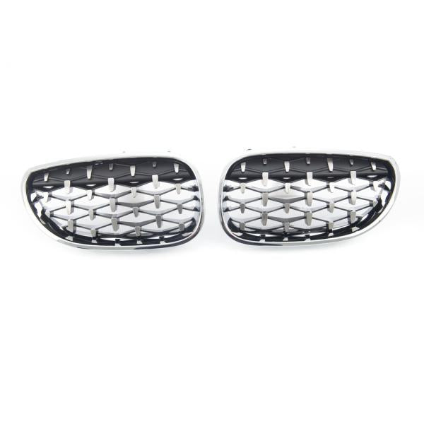 Kühlergrill / Sportgrill schwarz / chrom passend für BMW 5er E60 E61 03-10 alle Modelle
