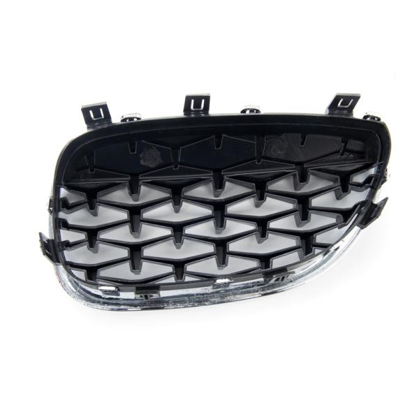 Kühlergrill / Sportgrill schwarz / chrom passend für BMW 5er E60 E61 03-10 alle Modelle