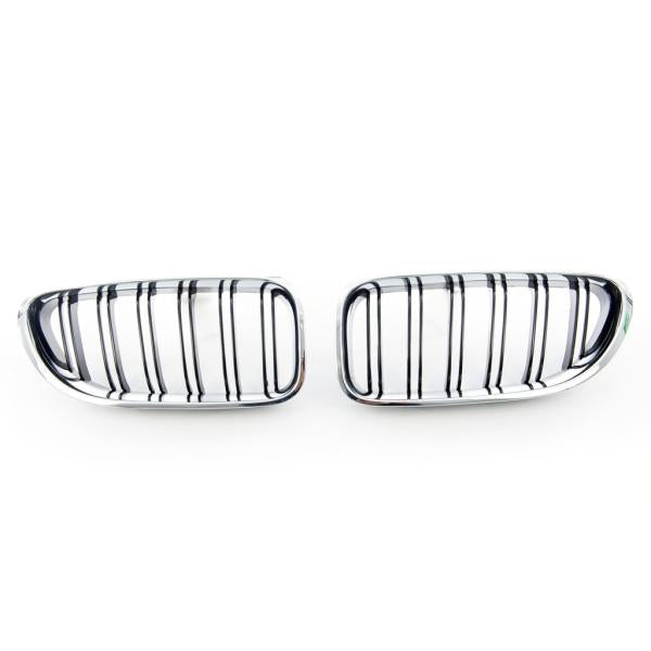 Sportgrill Kühlergrill kompatibel mit passend für BMW 6er F12 / F13 11-18 Chrom schwarz
