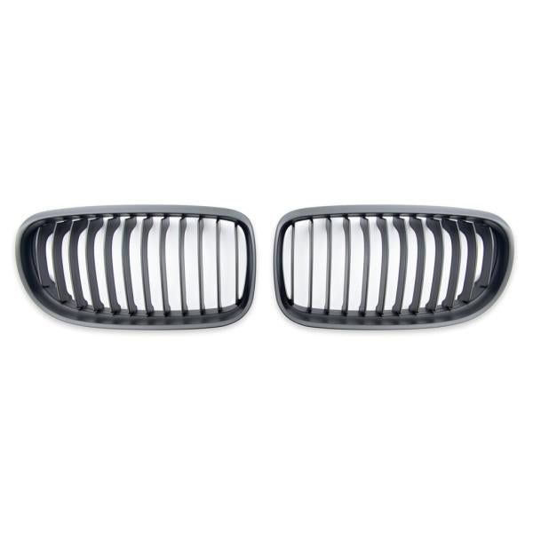 Sportgrill Kühlergrill kompatibel mit passend für BMW 3er E90 / E91 08-11 Matt schwarz