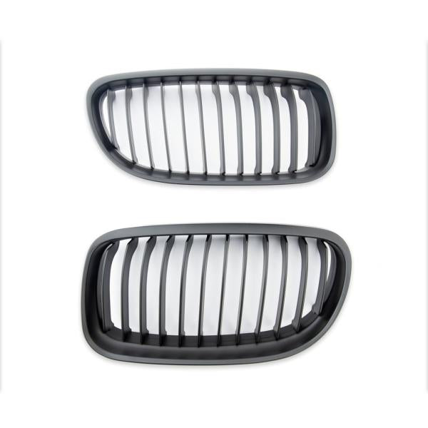 Sportgrill Kühlergrill kompatibel mit passend für BMW 3er E90 / E91 08-11 Matt schwarz