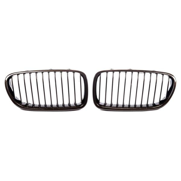 Sportgrill Kühlergrill kompatibel mit passend für BMW 5er F10 / F11 10-18 Carbon Look