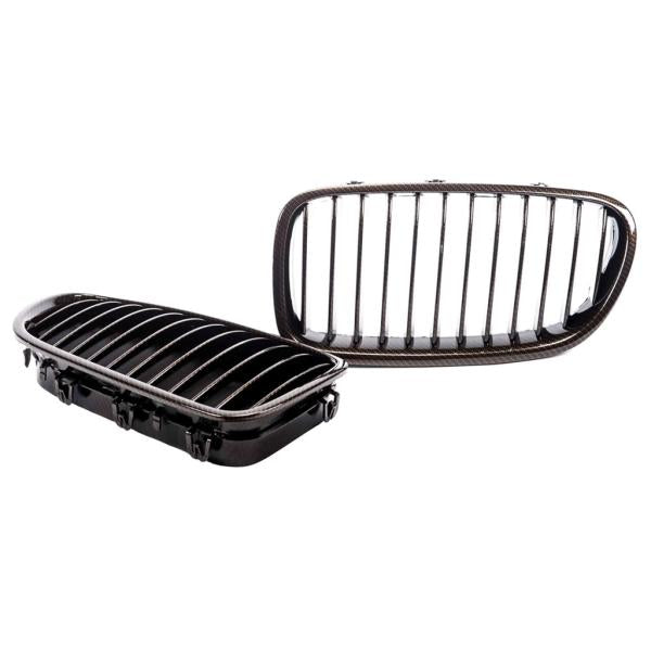 Sportgrill Kühlergrill kompatibel mit passend für BMW 5er F10 / F11 10-18 Carbon Look